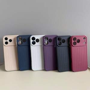 เคสโทรศัพท์ลายทางหรูหรา วัสดุ TPU สำหรับ iPhone 18 17 16 Pro Max 15 14 Pro 13 12 11 XS MAX สีสันธุรกิจ - Product Image 2