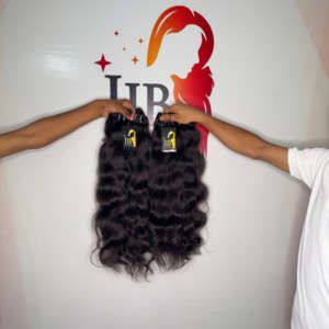 Extensión de cabello rizado de onda natural, paquetes de cabello humano de templo indio ondulado sin procesar crudo sin procesar alineado con cutícula - Product Image 1