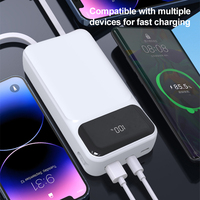 Batterie externe personnalisée 20000 mAh, chargeur Type C 22,5 W, batterie portable, charge rapide, certification CCC, chargeur de téléphone