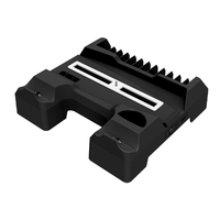 Base de refroidissement multifonctionnelle pour PS5 Gamepad Ventilateur de refroidissement avec support de disque pour PS5 Slim Console Dual Charge Dock pour PS5 Control