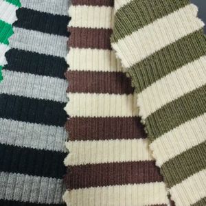 Gemütliche Kinder-Sweaterkleider für Jungen und Mädchen aus 240g Stoff, Hochelastische 4-Wege-Stretch-Bodysuits, Umweltfreundliches Garn, Gefärbte Streifen, <span class=keywords><strong>2</strong></span>*<span class=keywords><strong>2</strong></span> Baumwolle - Product Image 5