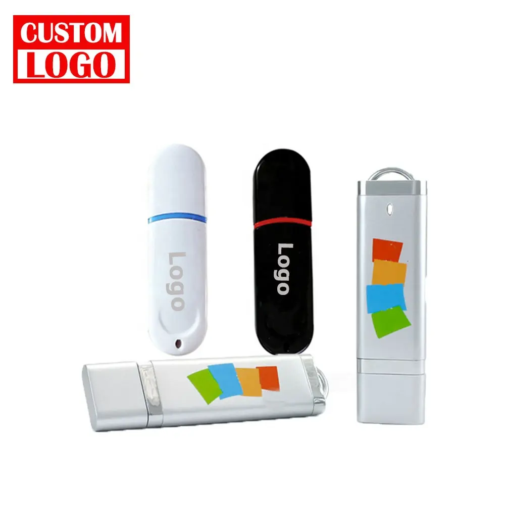 Usine Personnalisé 128G 64G USB Pen Drive 32G Mémoire U Disque 16G Memory Stick 8G USB Flash Drives 4G 2G 1G 512M USB 2.0 3.0 Pendrive