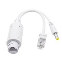Mini séparateur Poe 48V à 12V1A câble POE étanche Module d'alimentation adaptateur moniteur caméra Surveillance accessoires en plastique