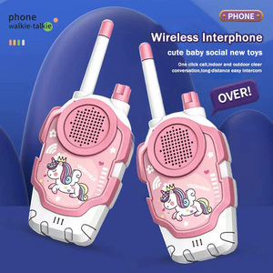 Ngoài trời đồ chơi trẻ em không dây cầm tay intercom động vật Walkie Talkie cha-con tương tác chơi nhà trò chuyện Microphone - Product Image 1