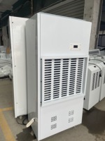 Déshumidificateur industriel 168L avec raccordement de conduit d'air, idéal pour les salles de culture et les piscines