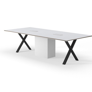 Modern Wooden Conference Room <b>Table</b> Desk <b>Office</b> Furniture 8 10 Person Meeting <b>Table</b> - Product Image 3