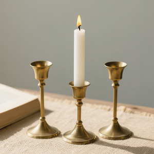 เชิงเทียนอะคริลิครูปสูงที่วางเทียนโลหะแบบปรับแต่งได้สำหรับงานปาร์ตี้และงานแต่งงาน - Product Image 3