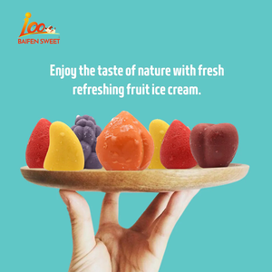 Fabbrica di Gelati OEM Fruit Pops Gelato a Forma di Frutta <span class=keywords><strong>Dessert</strong></span> Congelato alla Frutta Mista - Product Image 4