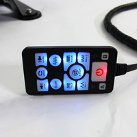 Nouvelle barre lumineuse LED mini 100W avec klaxon/sirène et haut-parleur, bleue, pour voitures, accessoires d'éclairage automobile