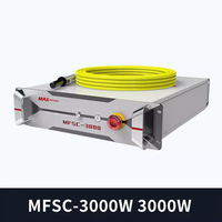 Découpeuse laser à fibre haute précision MAX 3000W MFSC-3000 avec source laser à fibre optique, version de découpe haute vitesse 3000W, état neuf