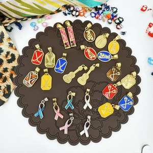 ชาร์มเคลือบทองทันสมัย FM-JDP1762 หลากหลายแบบ ลายโดนัท / กระดานวาดภาพ / พระจันทร์ / จิ๊กซอว์ ชาร์มจิ๋วสำหรับงานประดิษฐ์ - Product Image 4