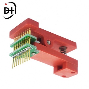 Sonda de prueba para PCB con abrazadera, para descarga y programación, 2.54mm, 9 pines simples - Product Image 2