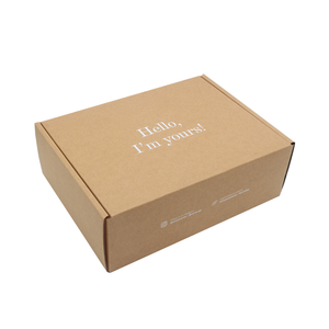 Custom Logo Logistics Shipping Cosmetic <b>Box</b> Corrugated Paper <b>Box</b> Double-sided Printing Film Covering Rigid Airplane Mailing <b>Box</b> - Product Image 3