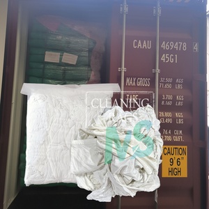 Trapos Industriales Súper Suaves, Trapos de Algodón Blanco, Trapos de Algodón Clasificados para Limpieza y Mantenimiento de Motores Marinos - Product Image 1
