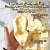 Jouet anti-stress géant en forme de fromage, fromage créatif en silicone à texture pelucheuse, malléable et non rebondissant