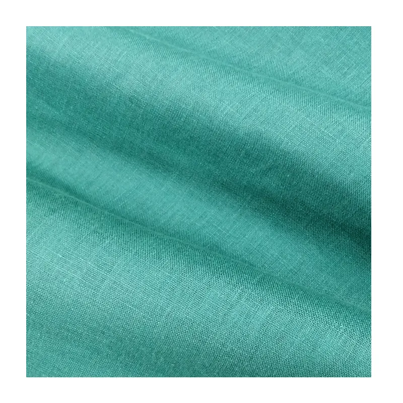 Grosir kain gaun Linen murni 100% polos berkualitas tinggi