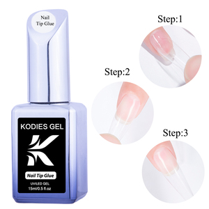 กาวติดเล็บเจล <span class=keywords><strong>kodies</strong></span> กาวยูวีที่แข็งแรงสำหรับการกดบนเล็บแปรงบนเล็บติดทนนานอุปกรณ์กาวอะคริลิคฉลากส่วนตัว - Product Image 4