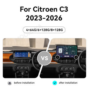 MOOKAKA Lecteur Multimédia 11,5 Pouces Écran Tactile <span class=keywords><strong>Android</strong></span> 15 pour Citroën <span class=keywords><strong>C3</strong></span> 2023-2026 CarPlay Sans Fil GPS Navi Wifi 4G <span class=keywords><strong>Autoradio</strong></span> - Product Image 2