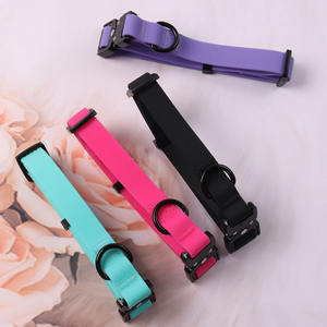 Collares para Perros con Recubrimiento de PVC Impermeable, Hebilla de Metal, Duraderos y Ajustables, Collares de Nailon Suaves y Coloridos - Product Image 2