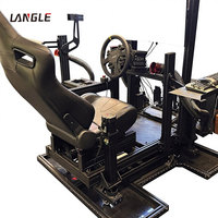 Simulateur de course à 6 degrés de liberté, plateforme de mouvement à 6 axes, structure de mouvement avec profil en aluminium, système de mouvement pour simulateur de course