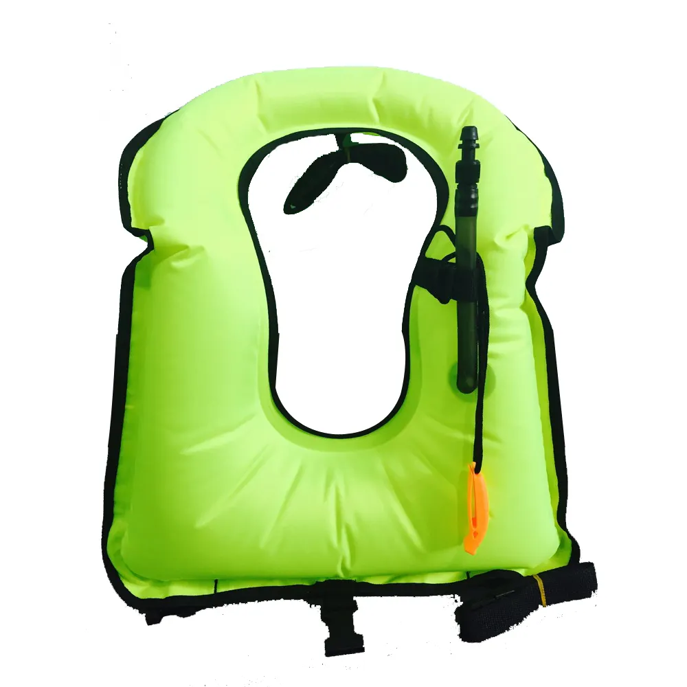 Colete inflável para mergulho com água, jaqueta de mergulho infantil, colete de segurança para mergulho livre, tamanho S
