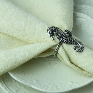海马壳餐巾戒指用于婚礼装饰 - Product Image 1