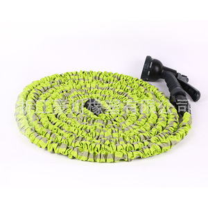 Tuyau d'arrosage extensible 50 pieds 1/2 pouce en tissu avec buse de pulvérisation pour arroser les plantes et laver la voiture - Product Image 2