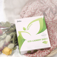 Feuilles de lessive biodégradables écologiques à marque privée, prix d'usine