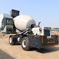 Powston Neuer Kleiner 6,5cbm Selbstladender Betonmischer-LKW mit Motorlager & Getriebe zum Verkauf