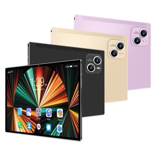 New Best 10.1" Professional Business Use Quad Core Android 10 Tablet with Wi-Fi/GSM USB Type-C Pre-Installed Educational Apps