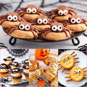 <span class=keywords><strong>Yeux</strong></span> comestibles <span class=keywords><strong>en</strong></span> <span class=keywords><strong>sucre</strong></span> pour la décoration de gâteaux, cupcakes et biscuits pour Halloween - Product Image 6