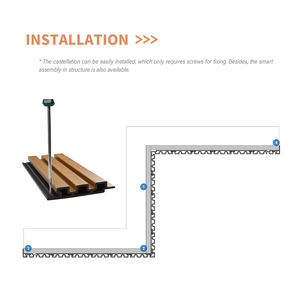 <span class=keywords><strong>Pannello</strong></span> per Controsoffitti Esterni in WPC Coestruso con Grana del <span class=keywords><strong>Legno</strong></span> Rivestimento Decorativo <span class=keywords><strong>Pannello</strong></span> <span class=keywords><strong>Murale</strong></span> in <span class=keywords><strong>Legno</strong></span> Composito Plastico - Product Image 6