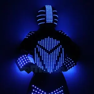 Programlanabilir ücretsiz Express LED ekran Robot Stilts yürüteç kostüm olay Kryoman pil ile