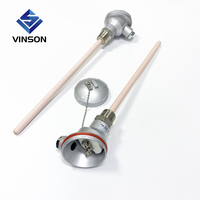 Sensor de Temperatura Industrial Tipo K de Alta Temperatura (1200 Grados) con Funda de Cerámica