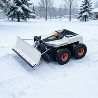 Vente en gros de tondeuse à gazon robotisée automatique et souffleuse à neige de qualité industrielle, personnalisée, avec moteur 190cc et pelle à neige