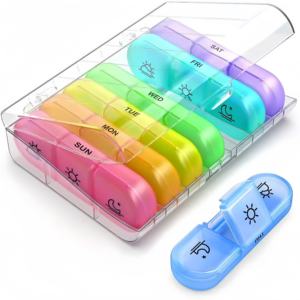 Boîtes de rangement pour médicaments de voyage en plastique personnalisées de grande taille, boîtes de pharmacie, organisateur de médicaments, emballage avec logo - Product Image 2