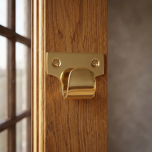 Loquet de porte et de cuisine en laiton massif, très demandé en gros, pour les restaurations vintage ou les maisons traditionnelles - Product Image 2