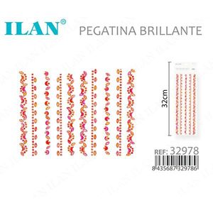 Adesivo Decorativo per Unghie ILAN con Strass Scintillanti, Striscia da 32cm - Product Image 3