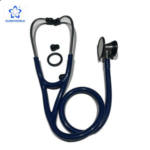 Стетоскоп диагностический кардиологический SUNNYWORLD SW-ST18 с двумя головками, ручной, из алюминиевого сплава, сертифицированный CE, для использования в медицинских учреждениях - Product Image 5