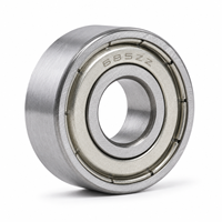685ZZ Bantalan Bola Alur Dalam Berpelindung Ganda Baris Tunggal 5X11X5Mm ABEC1 P0 Baja Krom C0 Clearance Mini Bearing Motor Fan RC