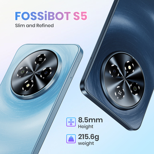 สมาร์ทโฟน Fossibot S5 4+128GB OTG หน้าจอ 6.88 นิ้ว HD+ 120Hz กล้องหลัง 13MP กล้องหน้า 8MP ช่องเสียบ 3.5 มม. และ Type C แบตเตอรี่ 6000mAh ระบบปฏิบัติการ Android 15 - Product Image 5
