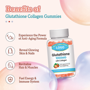 Glutathion Aufhellende Hautaufhellungs-Gummis Glutathion-Kollagen-Nahrungsergänzungsmittel Kollagen L-Glutathion-Gummis - Product Image 2
