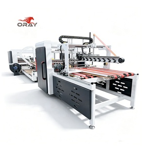 Plieuse-colleuse <span class=keywords><strong>de</strong></span> cartons ondulés avec empileur, comptage et empilage automatiques pour la fabrication <span class=keywords><strong>de</strong></span> cartons <span class=keywords><strong>de</strong></span> <span class=keywords><strong>colis</strong></span> express e-commerce - Product Image 1