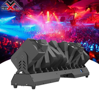 12*60W Schwenkstrahl-Moving-Head-Licht RGBW 4-in-1 Thousand Arms Guanyin LED mit Edelstahl DMX-Steuerung Hoher CRI 90