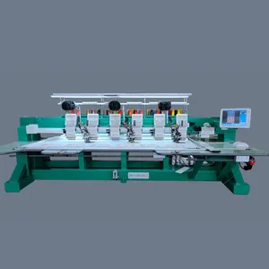 6 Head Embroidery Machine Industrial Commercial Sequins Beaded Embroidery Machine