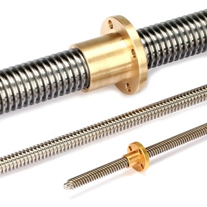 Vis à billes trapézoïdales TR25*5 personnalisées en usine avec écrou à billes en <span class=keywords><strong>bronze</strong></span> - Product Image 2