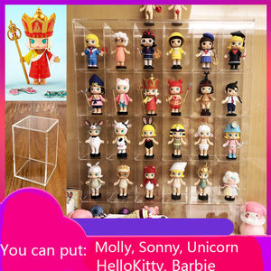 플렉시 유리 다층 아크릴 디스플레이 및 스토리지 케이스 인형 몰리 유니콘 - Product Image 6