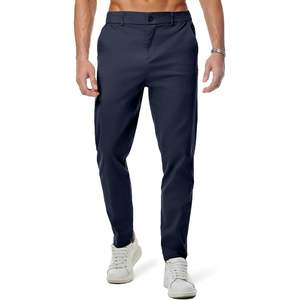 JMIERR Pantalon de jogging décontracté en velours côtelé pour homme Taille XL 100% Coton Anti-Rides Lavage coloré Motif droit Plissé à rayures latérales - Product Image 5