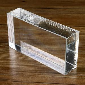 Brique d'écran de fond d'écran de brique de verre à motifs de glace artistique brique de cristal transparente - Product Image 6