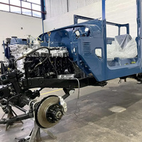 Kit de carrosserie de remplacement pour camion classique vintage, compatible avec Toyota FJ45V, comprenant la carrosserie, le châssis et l'assemblage intérieur